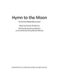 Hymn to the Moon SATB choral sheet music cover